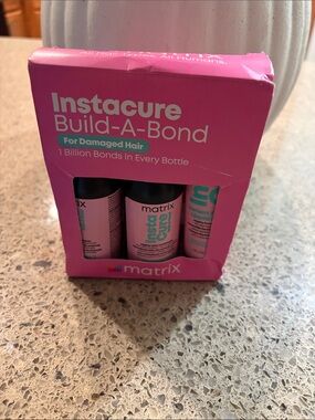 Matix Instacure Build-A-Bond Repair Trio - Bright Pink Packaging